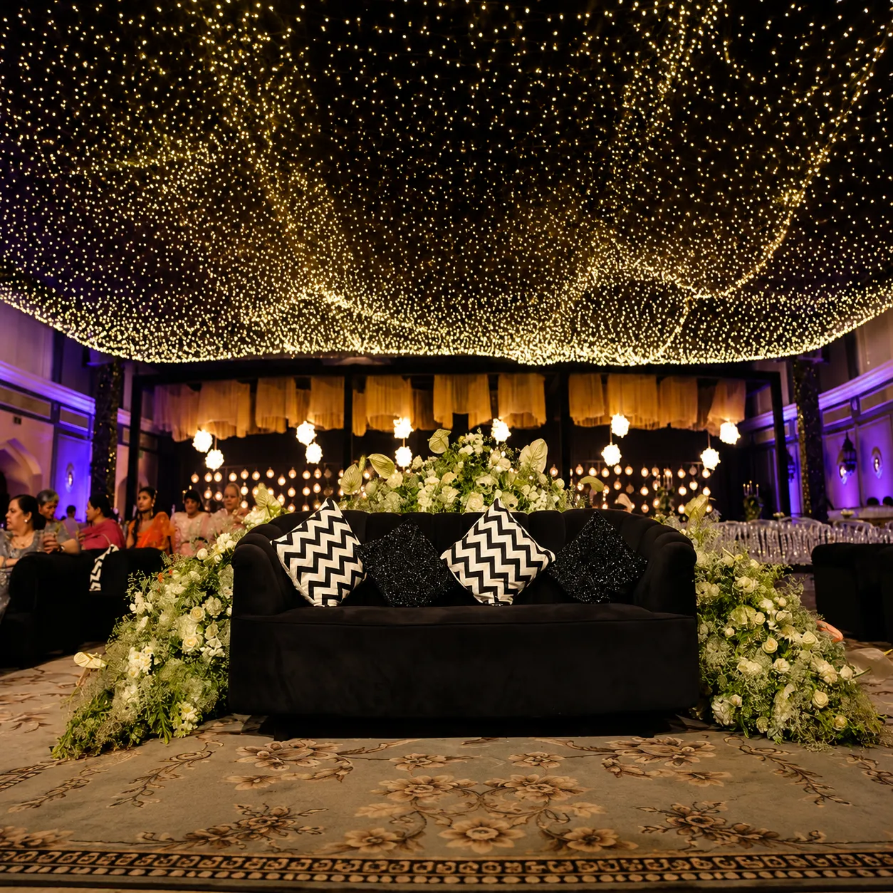 yellow arch wedding