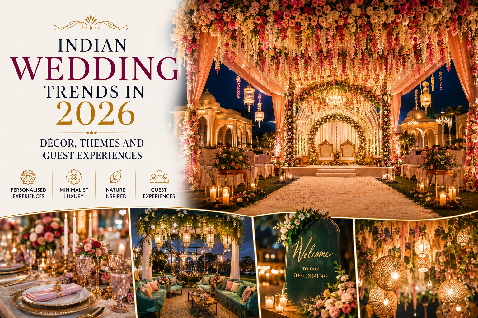 Indian Wedding Trends in 2026: Décor, Themes and Guest Experiences
